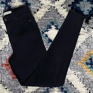 Topshop MOTO Jamie Black Skinny Jeans Cotton Blend Size Small